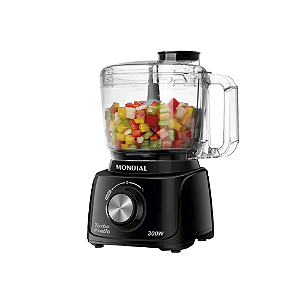 Mini Processador Mondial Turbo Pratic Mp-05-b 300w 60hz 127v