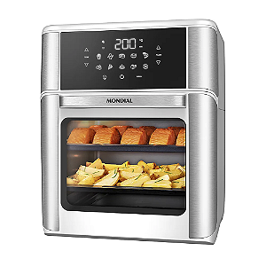 Forno Elétrico Mondial  Air Fryer Oven 12l 2000w Branco/inox Afon-12l-wi 127v