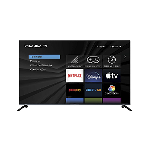 Smart Tv 58'' Philco Led 4k Roku Dolby Áudio Ptv58g70r2csgbl