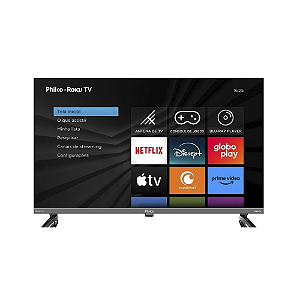 Smart Tv 43'' Philco Roku Tv Hdr10 Dolby Áudio P43kra