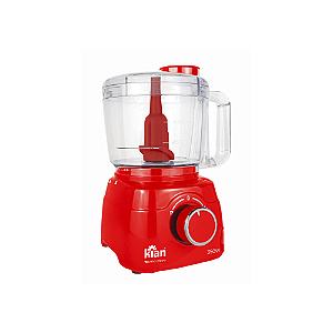 Processador de Alimento Kian Turbo 350w 1 Litro Vermelho -  220v