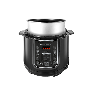 Panela Elétrica de Pressão Kian Ppe-102 1000w 6 Litros Preta - 220v