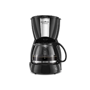Cafeteira Britânia Cp15 Vidro 600ml Preto com Inox 127v