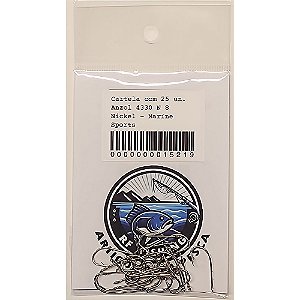 Anzol 4330 N 8 Nickel - Marine Sports