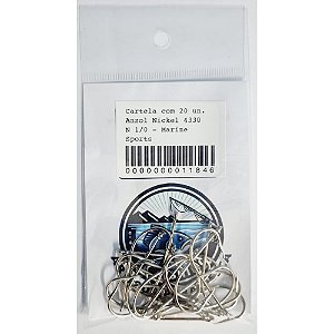 Anzol Nickel 4330 N 1/0 - Marine Sports