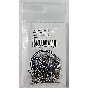 Anzol 4330 N 1 Nickel - Marine Sports