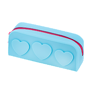 ESTOJO - SILICONE - 1 ZIPER - S2 - TURQUESA