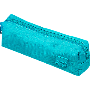 ESTOJO - NYLON - 1 ZIPERS - VERDE AGUA