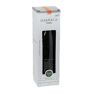 GARRAFA PLÁSTICA ESTAMPADA C/ TAMPA AL -700ML- CINZA/BLACK