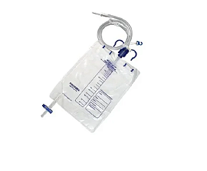 Bolsa Coletora de Urina 2000ml C/ Válvula Anti-Refluxo e Ponto de Coleta - Labor Import