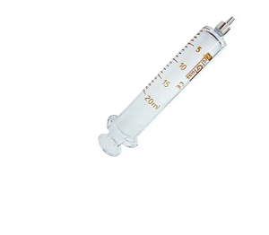 Seringa de Vidro Neutro 3ml Bico Metal Luer Slip - Art Glass