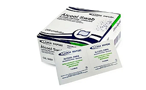 Álcool 70% (Sache Swab) Cx c/ 100 Unidades - Labor Import