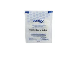 Compressa Rayon C/ Emulsão de Petrolatum Estéril 7,6cm x 7,6cm Unidade - Curatec