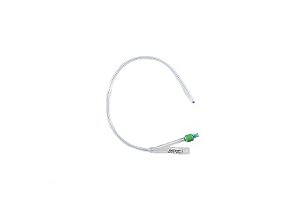 Sonda foley 14fr de 2 Vias 100% Silicone Balão 5ml - Well Lead