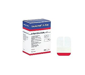 Curativo Fenestrado 6cm x 8cm Filme Transparente Estéril Leukomed I.V Unidade - BSN Medical