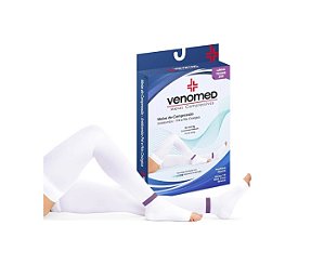 Meia Cirurgica 7/8 Anti-Trombo Tam: P (15-21mmHg) Ponteira Aberta - Venomed