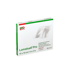 Gaze Parafinada C/ Particulas de Hidrocoloide 10cmx10cm Lomatuell PRO - Lohmann & Rauscher