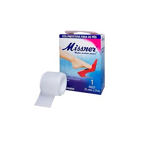 Fita Protetora 2,5cm x 3m para os Pés Missner Unidade - Missner