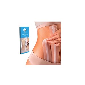 Lâmina Canaleta Lipo Hd Adesiva Reutilizável C/ 2 Tiras de 40cm Silicone Pós Cirúrgica - Siliskin