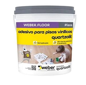 Cola  para Piso Vinílico 4 kg Weber Quartzolit