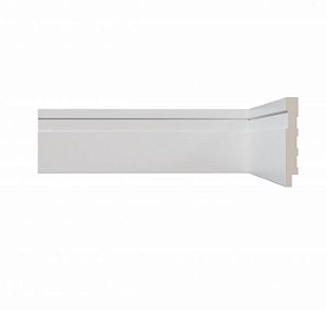 Rodapé Vinilforte em Poliestireno 7cm Branco Frisado ( preço 34,00 a Barra com 2,40ml  1,0cm espessura) Mínimo de venda 10pçs