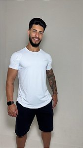 Camiseta Long Poliamida UV - Branca