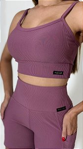 Top Cropped Linha Paris - Cor Tulipe Matte