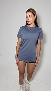 Camiseta Long Poliamida UV - Grafite