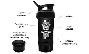 COQUETELEIRA PRETA DARKNESS 3 DOSES- 450ML