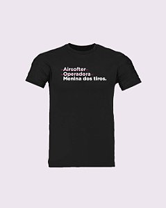 Camiseta Menina dos Tiros