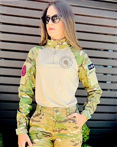 Combat Shirt Multicam Feminina (Encomenda)