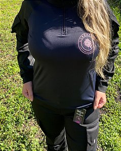 Combat Shirt Preta Feminina