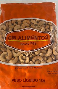 Castanha de caju w1 com sal 1 kg