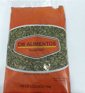 Semente de abobora crua sem casca 1 kg