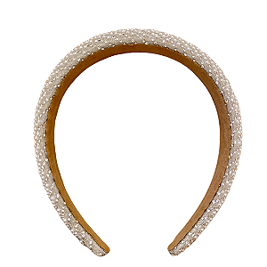 Tiara de Pérolas e Brilhos