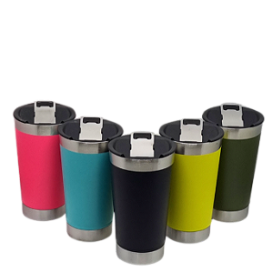 COPO TERMICO C/ TAMPA E ABRIDOR 490ML
