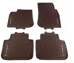 Tapete de borracha, Cayenne E3/E2 ( ate 2023) - Castanho Trufa