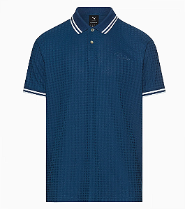 Camisa polo – 911 Targa 60Y ( azul )