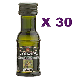 30 Mini Azeite Extra Virgem Colavita 12ml. Italiano