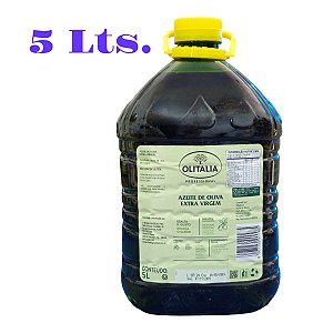 Azeite Extra Virgem Olitália Profissional 5 Litros Ac. Máx. 0,5%