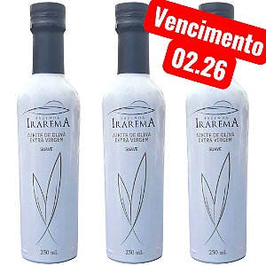3 Azeites Extra Virgem Irarema Blend 250ml Premiado Ac Max 0,2%