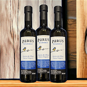 3 Azeites Oliva Extra Virgem Parus Clássico Português 500ml