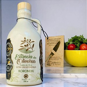 Azeite Extra Virgem Estância Das Oliveiras Koroneiki Jarra de 250ml