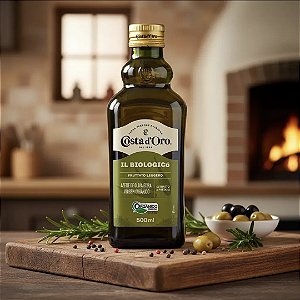 Azeite Extra Virgem Costa D'Oro IL Biológico Orgânico Italiano 500ml