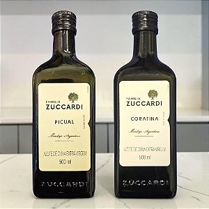 Dupla de Azeites Extra Virgem Zuccardi Picual e Coratina 500ml