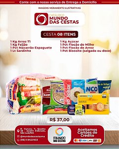 CESTA BASICA DE 8 ITENS