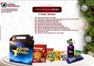 CESTA NATALINA SAFIRA