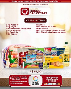 CESTA BASICA DE 12 ITENS