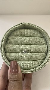 Anel Coração Chapa Liso