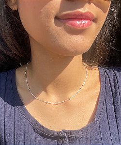 Choker Bolinhas V12 - 40cm